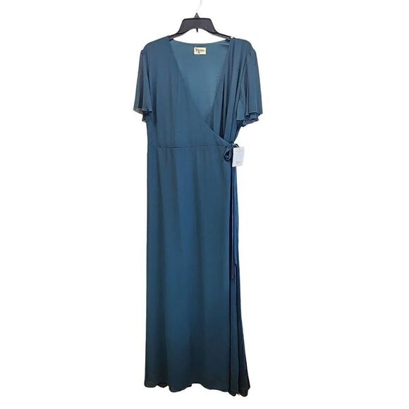 Show Me Your Mumu Noelle Wrap Dress Size 1X j10 - Picture 3 of 9